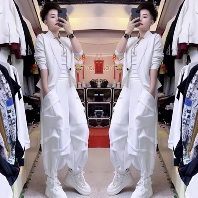 气质减龄设计卫衣裤子套装两件套