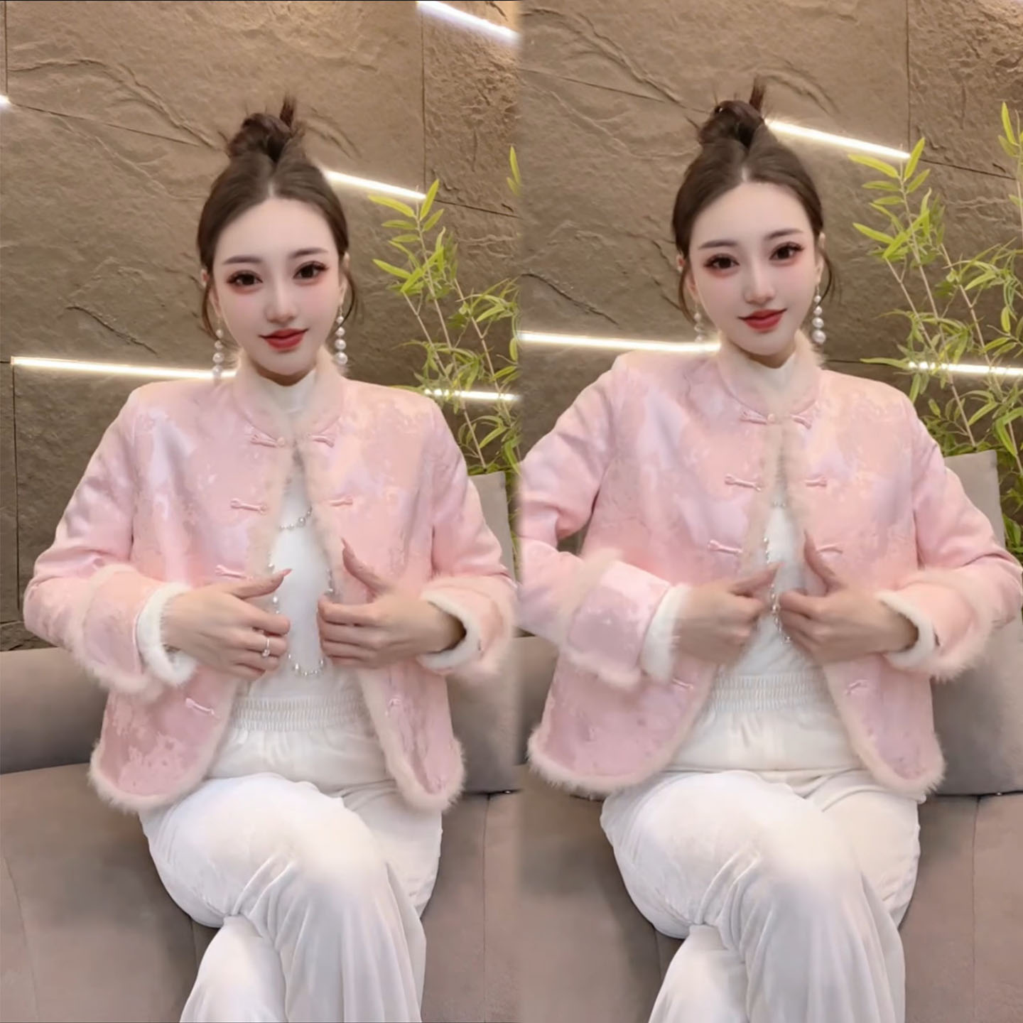 2025新款冬季小个子衬衫外套棉服