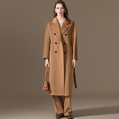 经典 有内衬100小山羊绒大衣女冬季 新款 101801平替级感毛呢外套