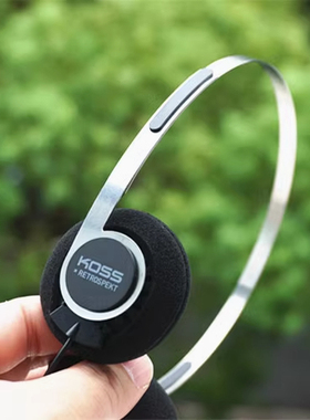 高斯KOSS头戴耳机内部测试机PP单元复古时尚头戴耳机精品钢丝