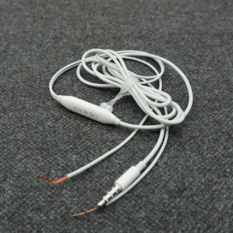 DIY带麦好线材 大牌原装拆机线材 tpe耳机线美标通话耳机无氧