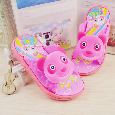 Pantoufles enfants en autre - semelle caoutchouc - Ref 1036087 Image 1