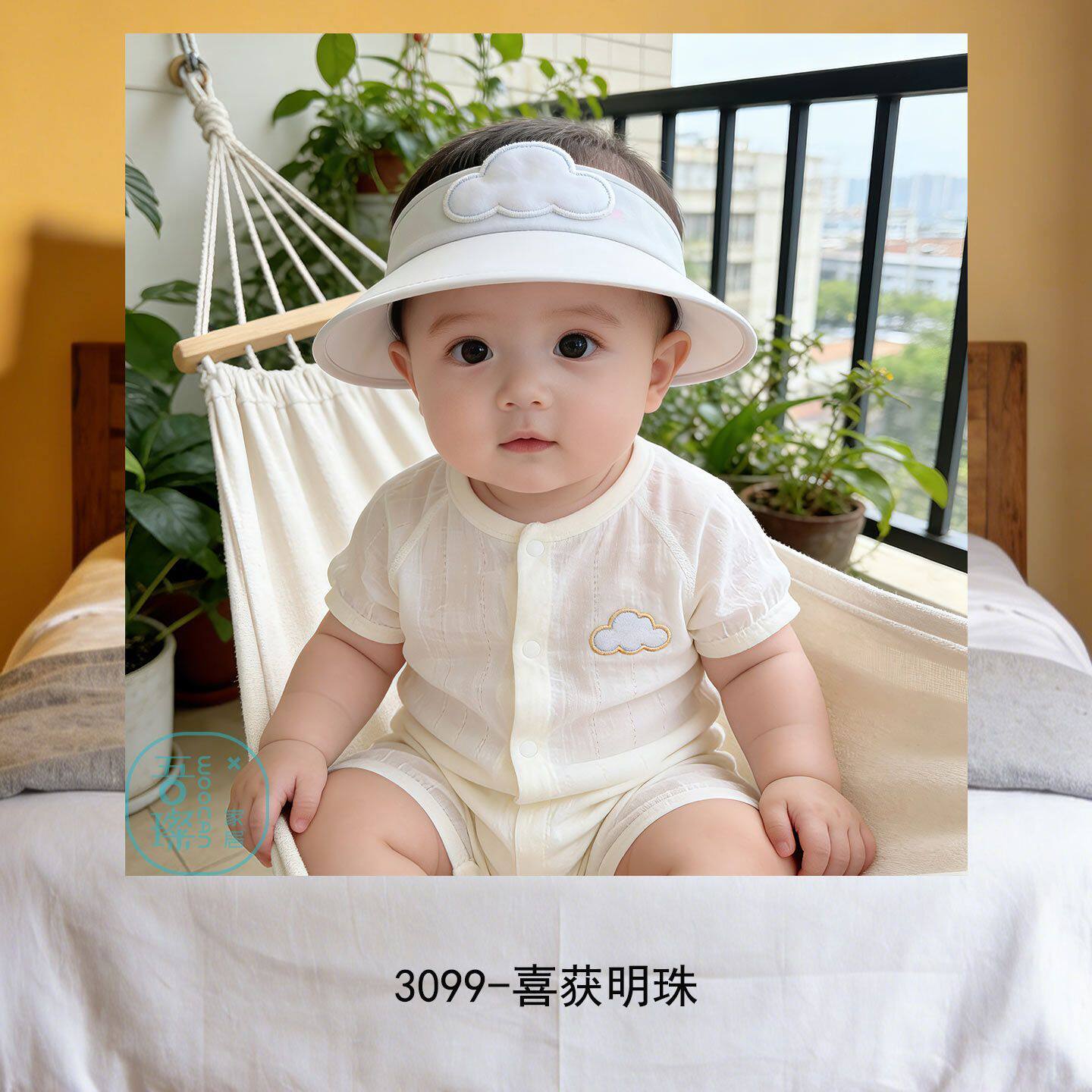 卧室床头爆款女孩宝宝画墙贴备孕助孕可爱娃娃漂亮婴儿背胶海报