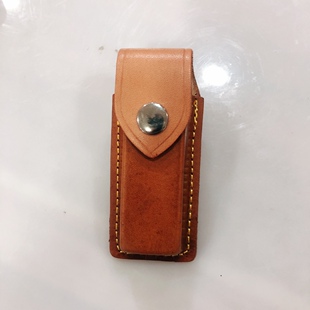 64/92款棕色牛皮双排手枪弹夹套单排子弹夹腰部按扣子弹保护壳
