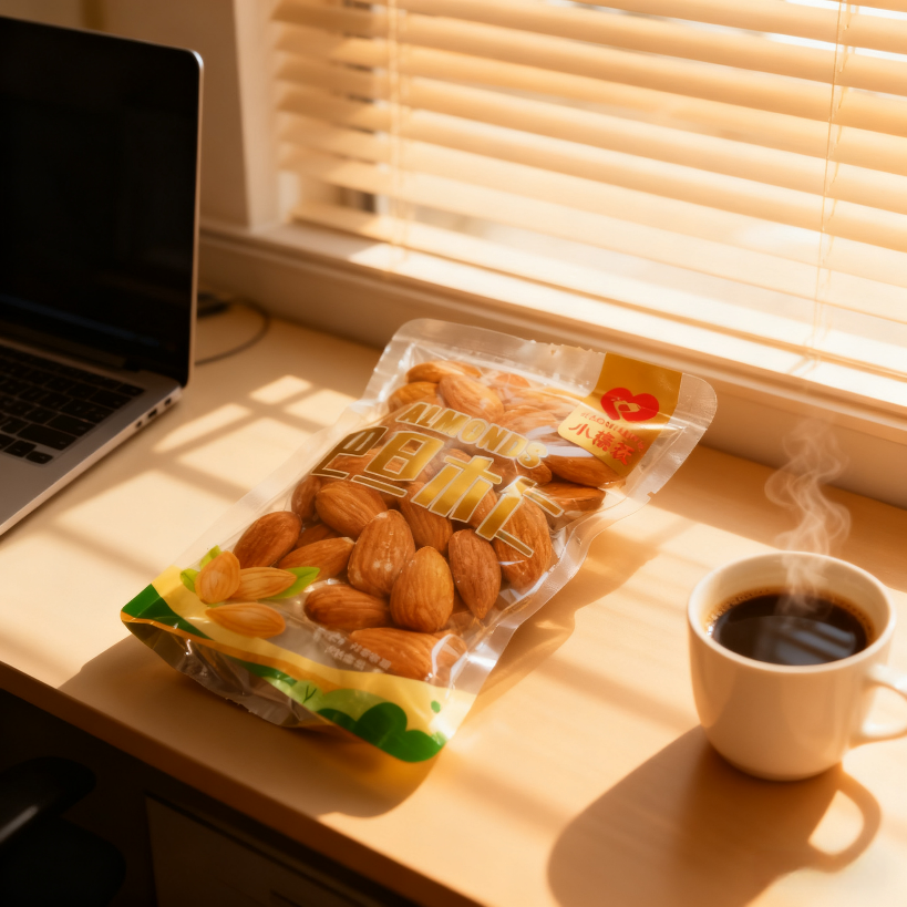 【新货】小棉袄巴旦木仁原味坚果休闲零食独立小包装