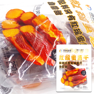 清爽自然红瑶蜜薯干250g/袋