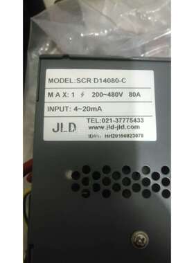 JLD 杰力士电力调整器 MODEL:sCR D14080（议价）