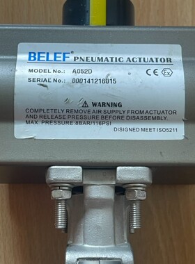 BELEF气动执行器 PNEUMATIC ACTUATOR气
