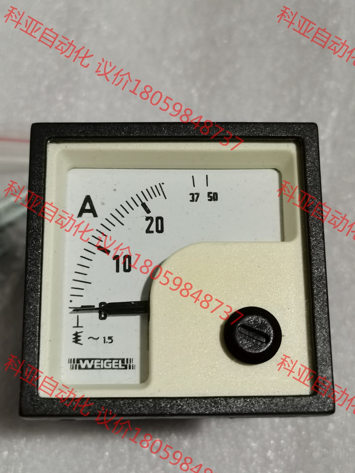 德国仪表，电流表，WEIGEL，全新。