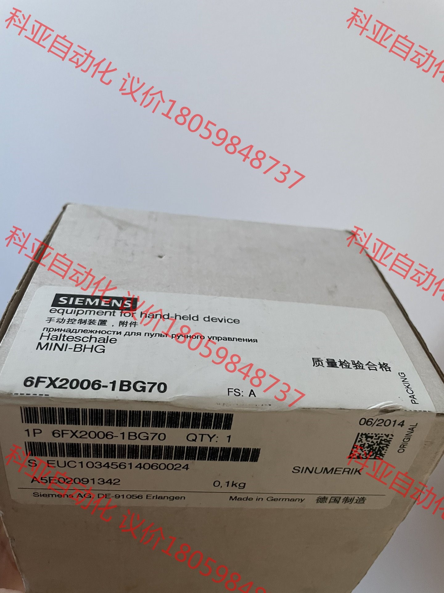 6FX2006-1BG70西门子原装正品1AD03手轮支座。
