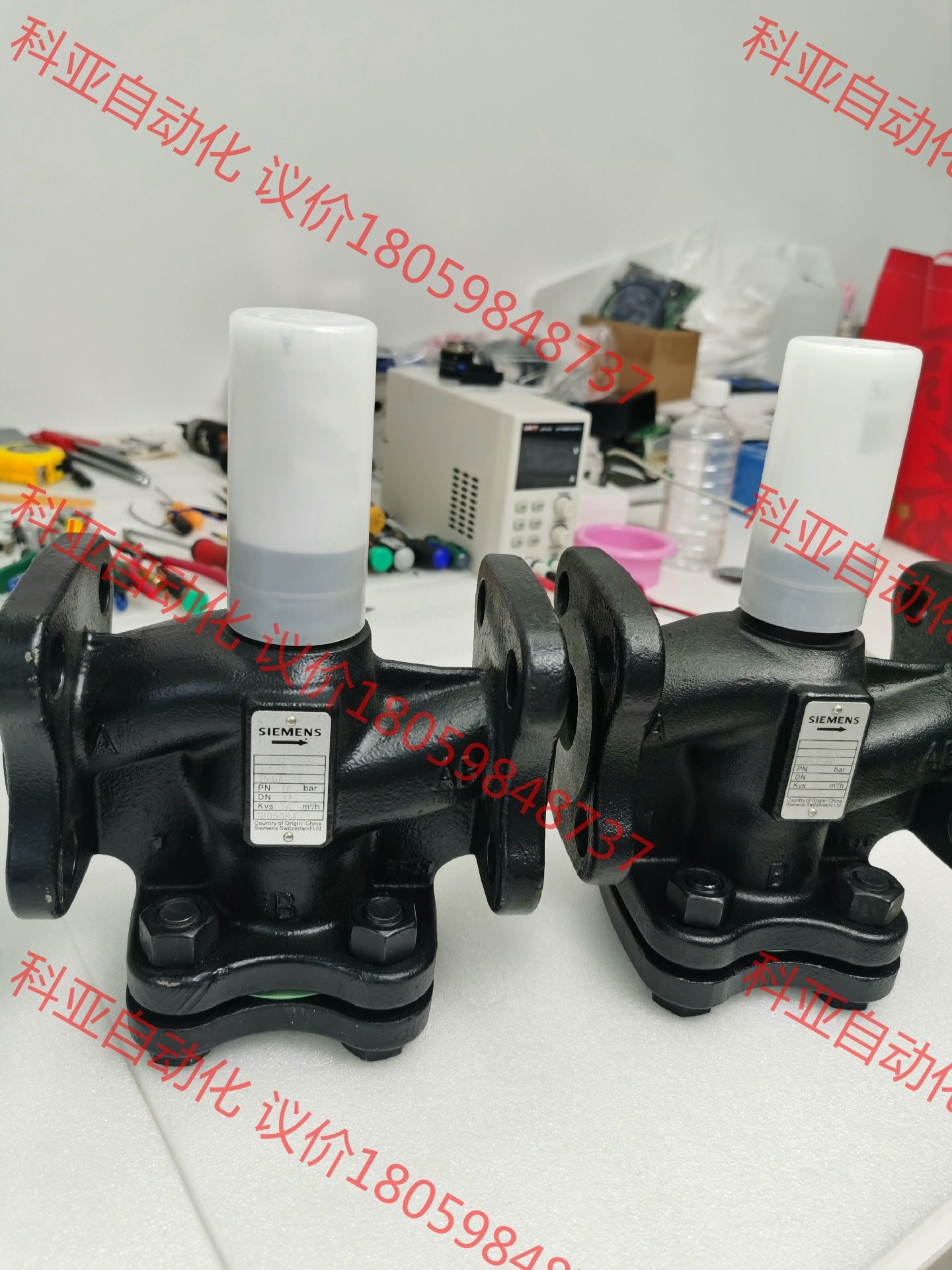 西门子VVF42 电动法兰二通比例阀，阀座。