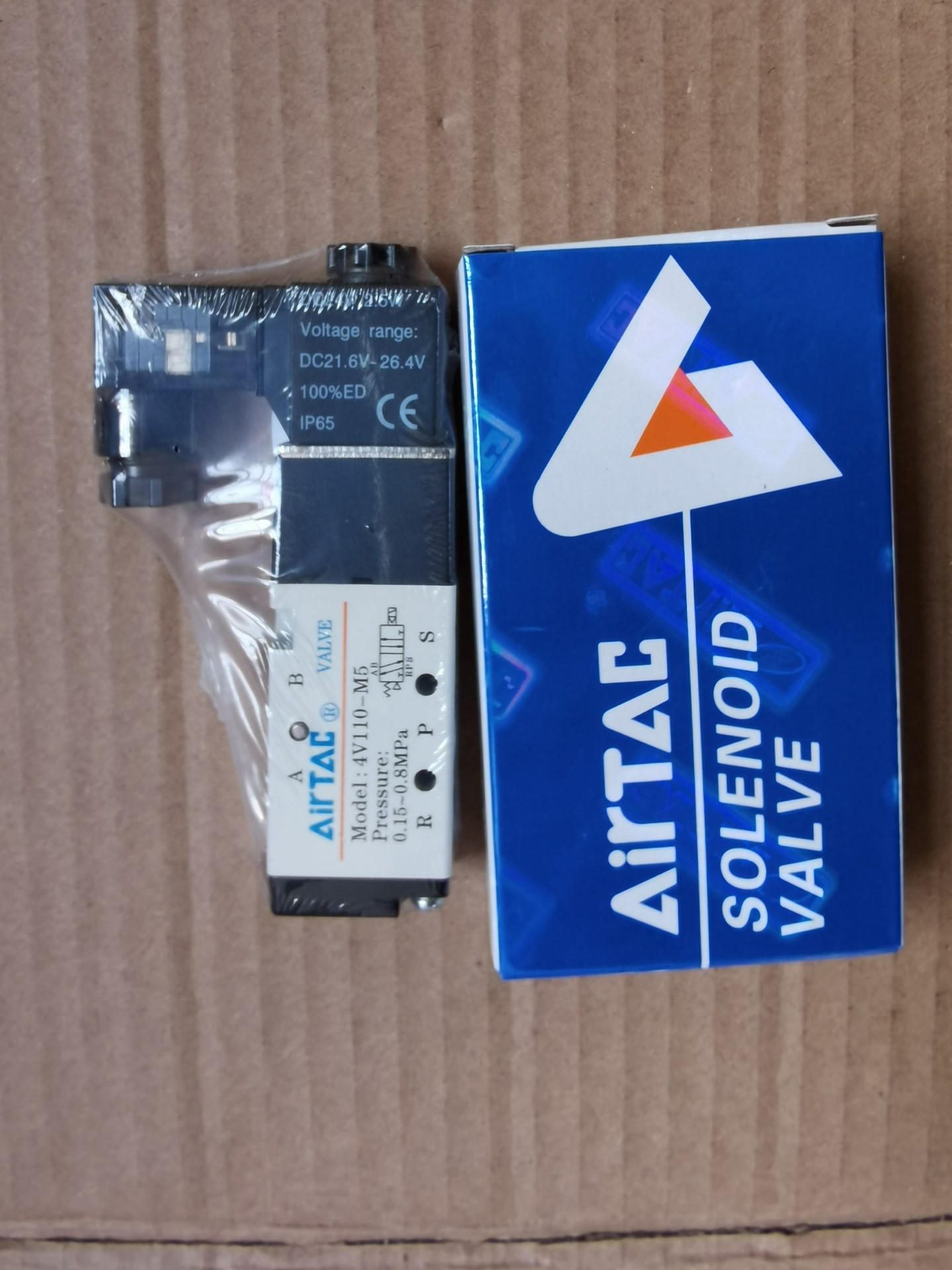 AirTAC/电磁阀4V110M5B，DC24V端子式，保全