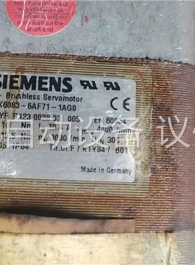 伺服电机，1Fk6083-6AF71-1AG0，在位机(议价)