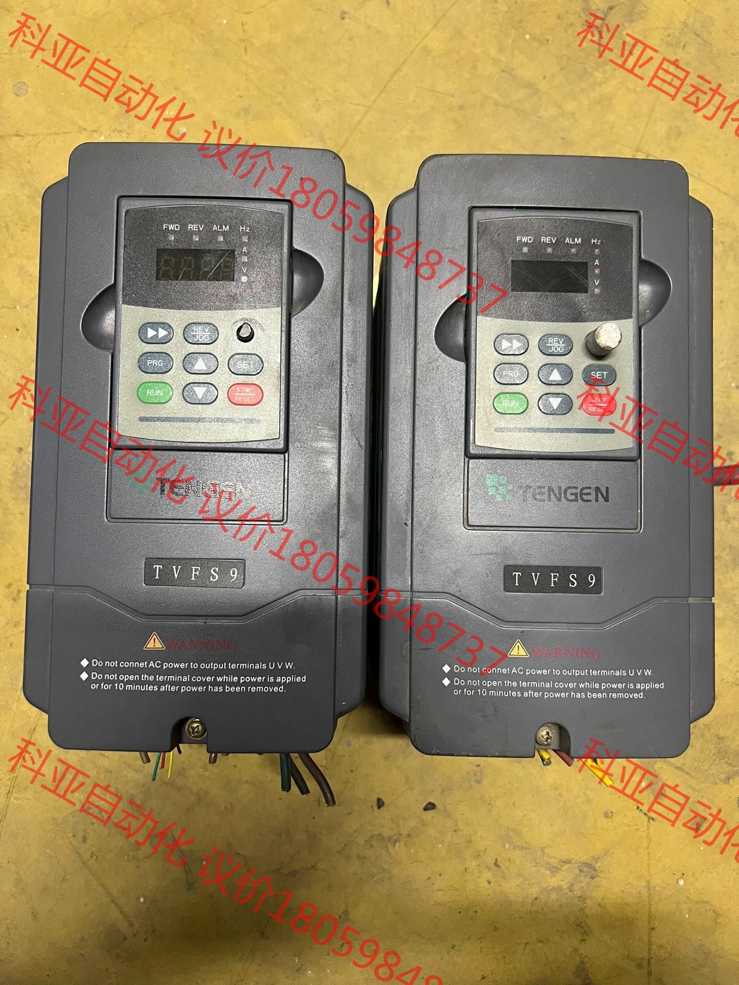 拆机 天正 3.7kw 380V 两台 TVFS9-4037