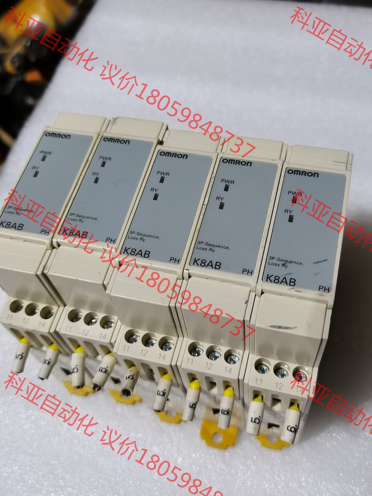 Omron/欧姆龙相序保护继电器 K8AB-PH1反相+欠相