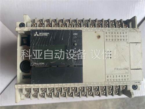 三菱FX3GA-40MT-CM，带一个FX3G-5DM，成色(议价)