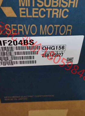 全新原装三菱伺服电机马达HF204S-A48 HF204BS