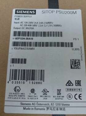 电源 6EP1334-3BA10 6EP1 334-3BA(议价)