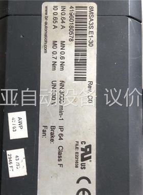 贝加莱电机8MSA3S.E1-30 8MSA3SR0-A(议价)