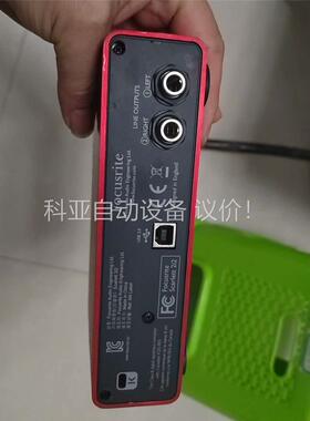 Focusrite2i2声卡，带USB线，其它没有。不包邮。(议价)