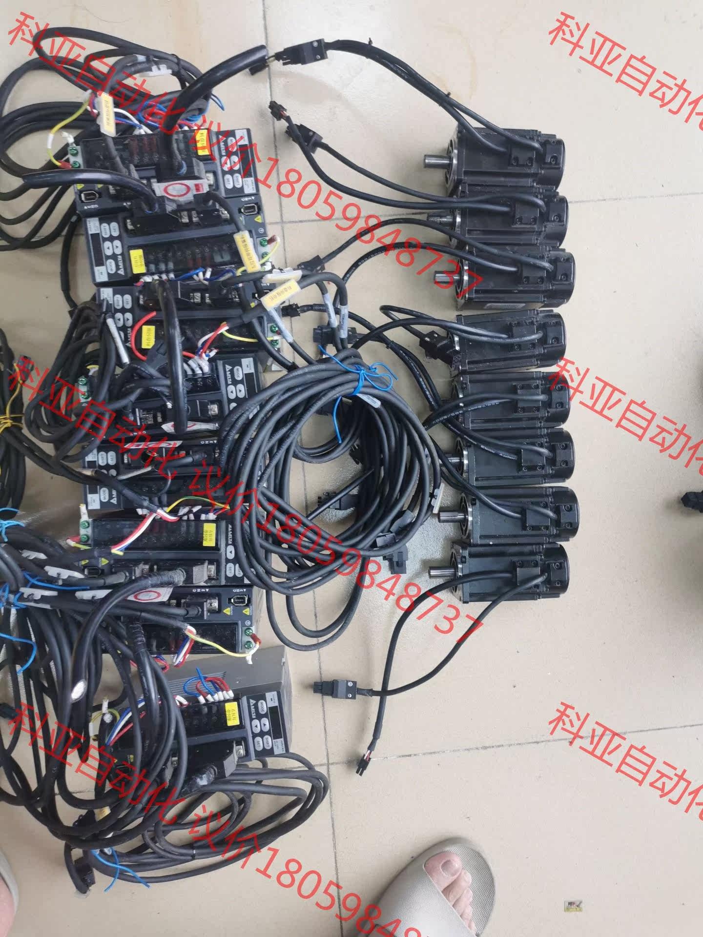 台达伺服电机400W，ASD-B2L-0421B…有8套，成