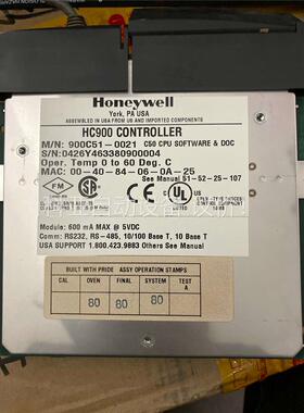 霍尼韦尔HC900系列模块，主机900C51-0021 C5(议价)