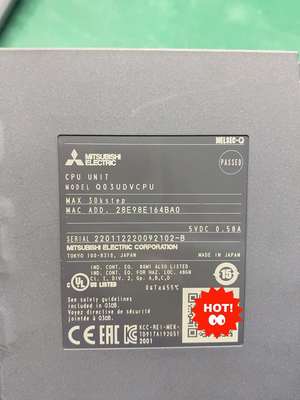 三菱Q03UDVCPU，2个，二手拆机功能包好，包邮，实(议价)