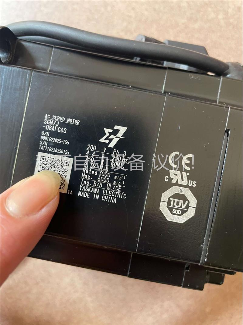 安川7系 SGM7J-08AFC6S 750W伺服电机 成色(议价)