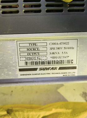 SUNFAR C300A-4T0022变频器(议价)