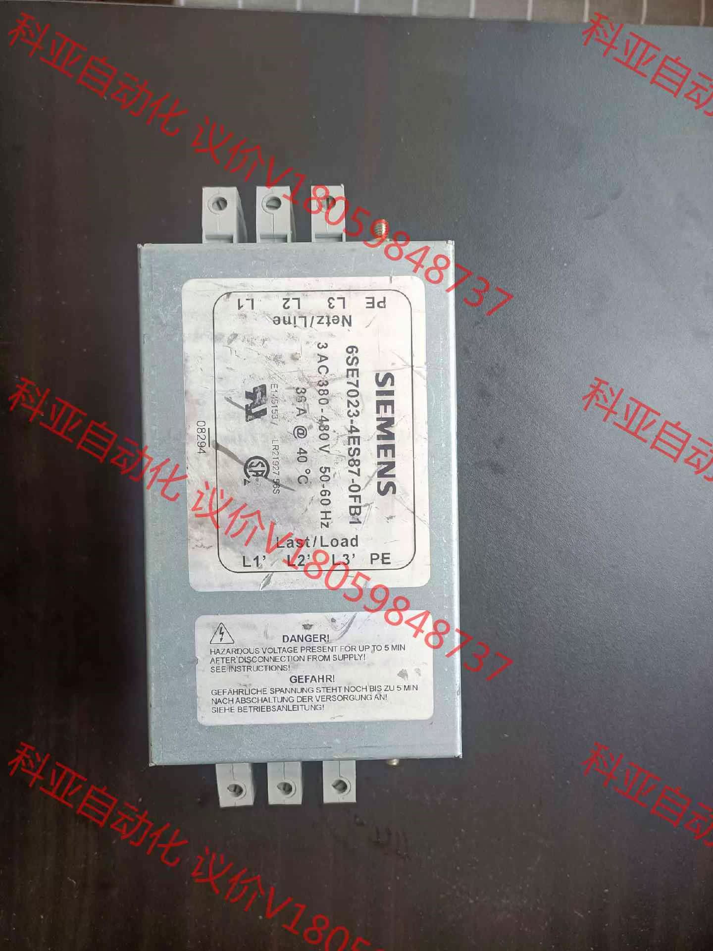西门子电抗器6ES7023-4ES87-0FB1 成色如图实
