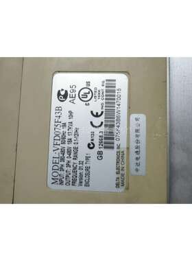 台达拆机，VFD075F43B 功能包好，照片，（议价）