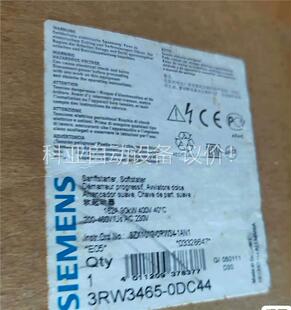 议价 包邮 0DC44正品 3RW3465
