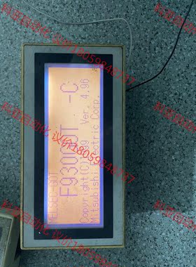 三菱显示屏F930G0T-BWD-C显示如图