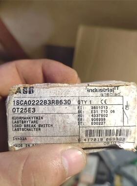 ABB开关 1SCA022283R8630(议价)