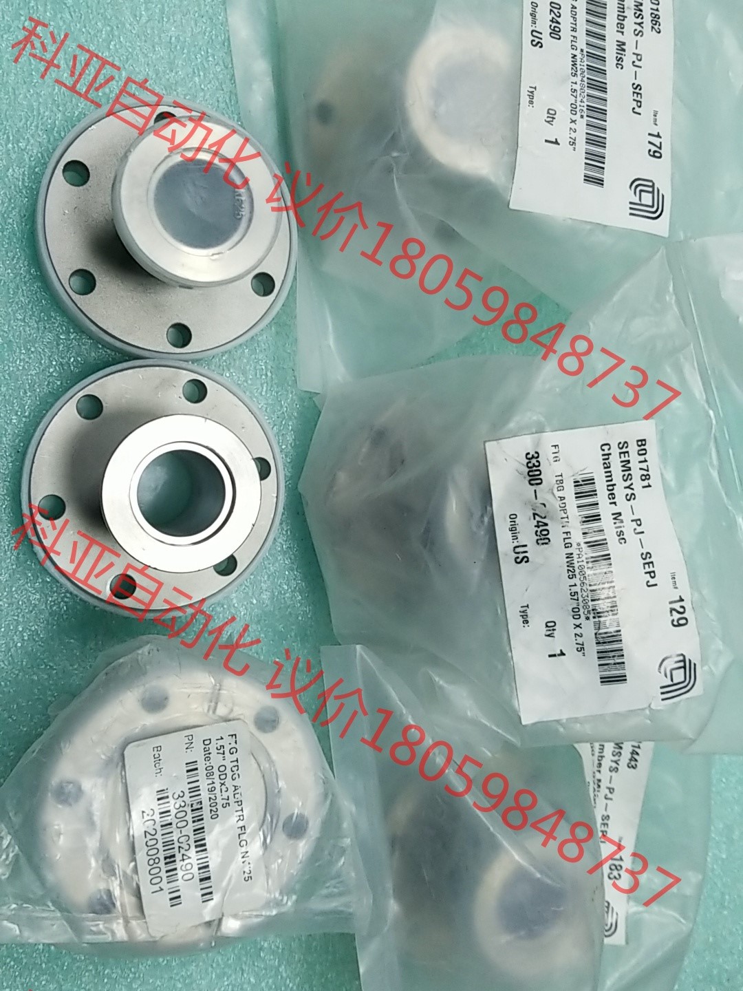 AMAT 3300-02490 转接法兰 CF35转KF25