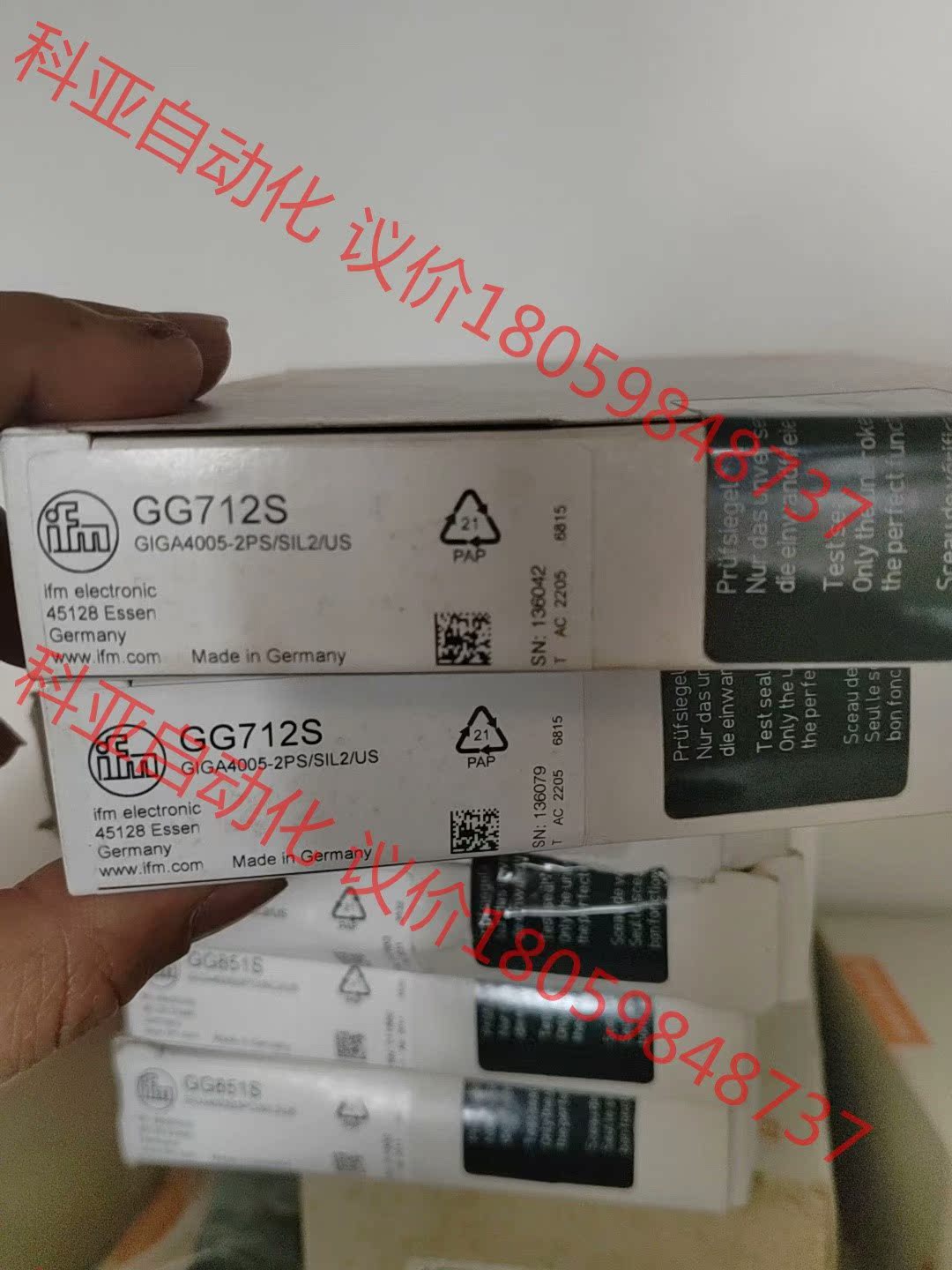 德国进口GG712S IFM易福门SR0150正品IFT20