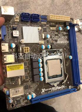 华擎H61MV-itx 拆机测试正常！带原挡板！支持1155(议价)