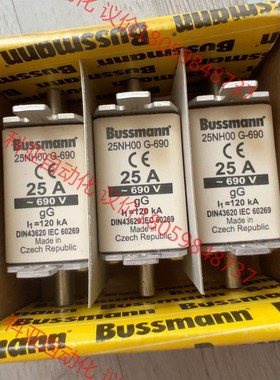全新原装正品巴斯曼熔断器25NHOO G-690/25A