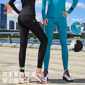 秋冬运动保暖加绒锁温轻量化柔软排气透汗跑步裤 莱马 热燚绒裤