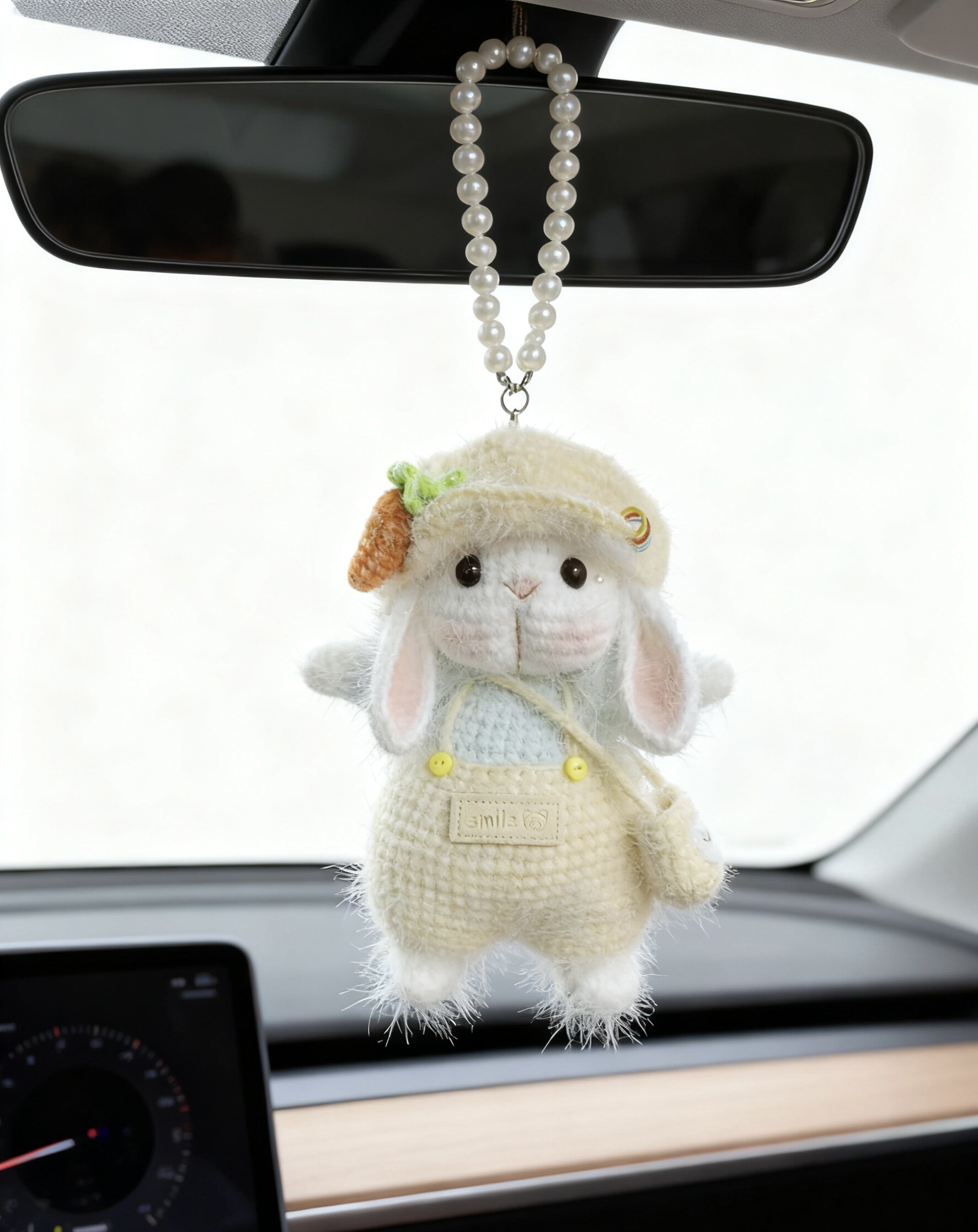 手工编织糖糖兔玩偶diy材料包毛线钩针可爱玩偶摆件挂件钥匙扣包