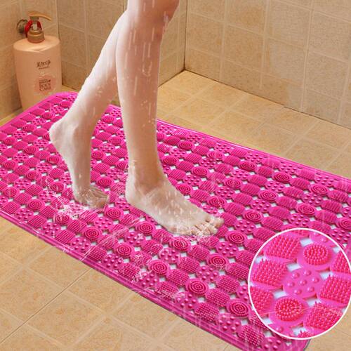 带吸盘防滑垫柔软镂空按摩pvc