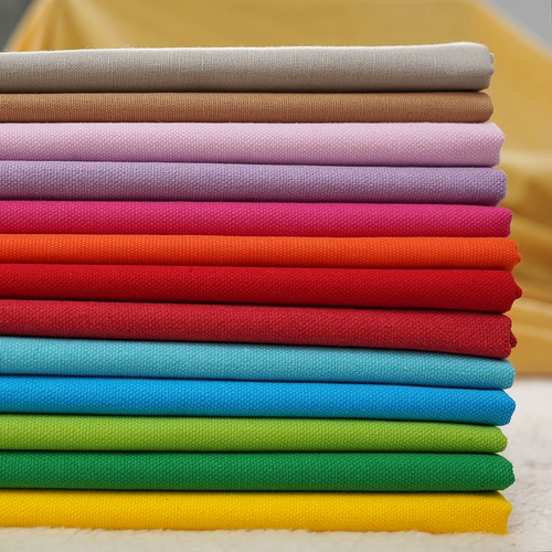 Хлопковая ткань, однотонная подушка, хлопковый диван, DIY, увеличенная толщина