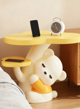 儿童房可爱小熊树脂收纳摆件