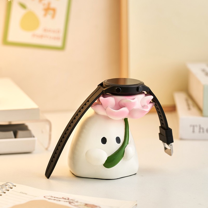 可爱卡通花朵造型手表收纳盒