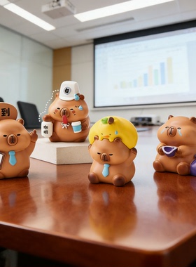 可爱卡通小熊树脂桌面摆件礼物