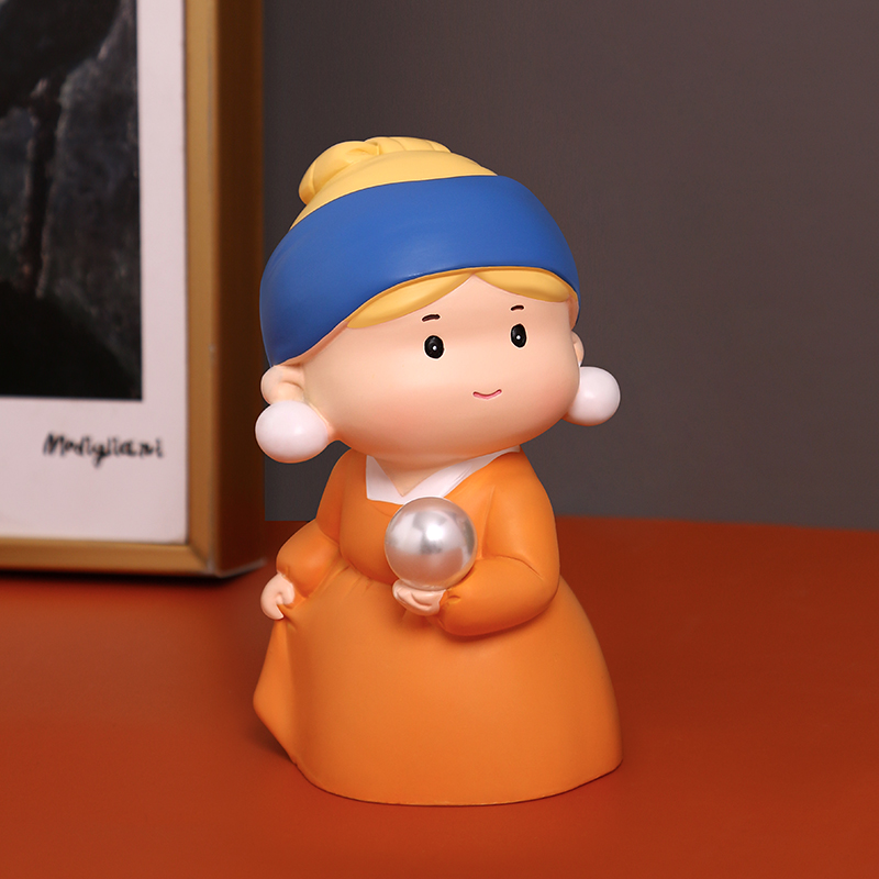 可爱风格人物桌面摆件