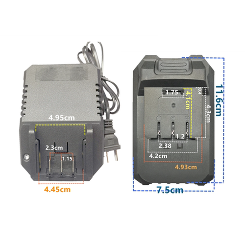 佳捷龙韵/银马大仕21V58/68F电扳手电锤角磨机冲击钻锂电池充电器
