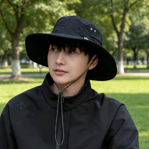 蕉下男士黑胶透气速干防晒帽