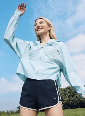 蕉下超透气防晒衣女AS828夏凉感防紫外线防晒服短款宽松冰丝外套