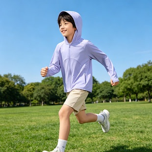 蕉下儿童防晒衣男女童AS984吸湿速干薄款冰丝凉感海边宝宝防晒服